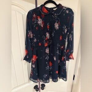 Abercrombie & Fitch Navy Floral Dress